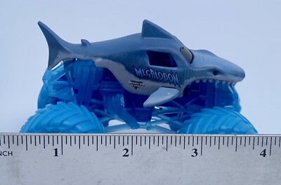 Monster Jam Monster Truck - MEGALODON 1:64 2024 Blue Tires NEW