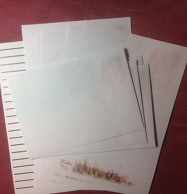 Rosa meliert Brief Schreiben Briefpapier mit passenden Umschlägen 8+4