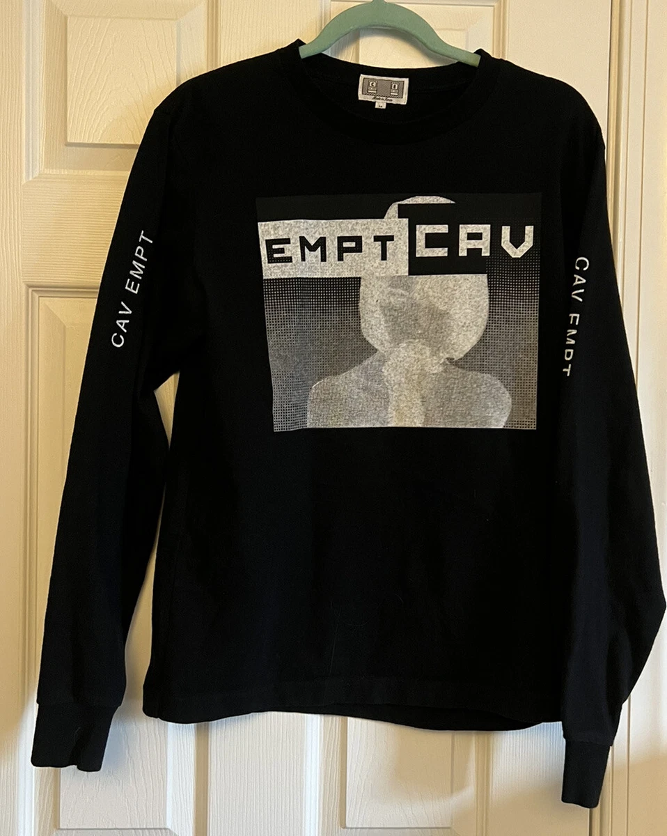 CE Cav Empt Spell out Digital Girl long sleeve shirt Size Medium M Made In Japan