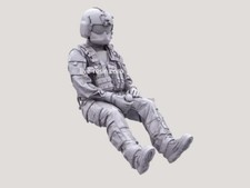 1:35 resin figure model kit Modern US helicopter co pilot Unassembled Unpainted