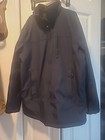 Calvin Klein Mens Navy Water Resistant Jacket Size Medium Full Zip Waterproof