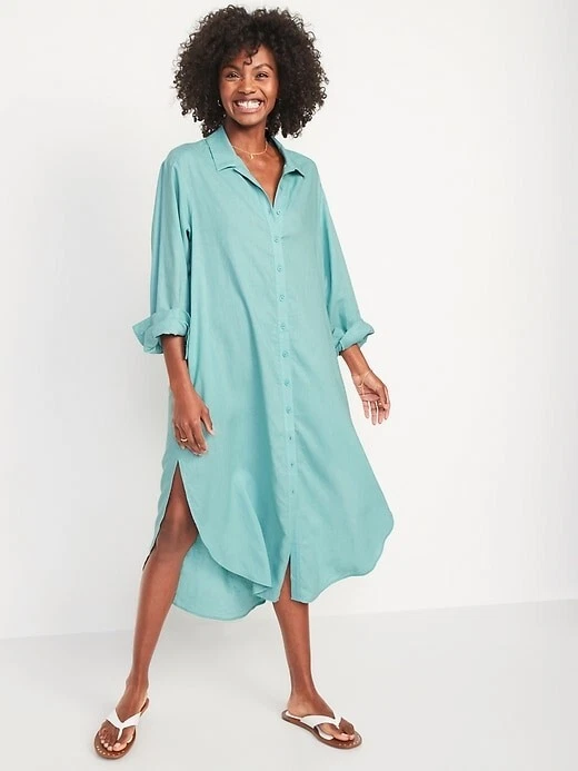 old navy shirt dress