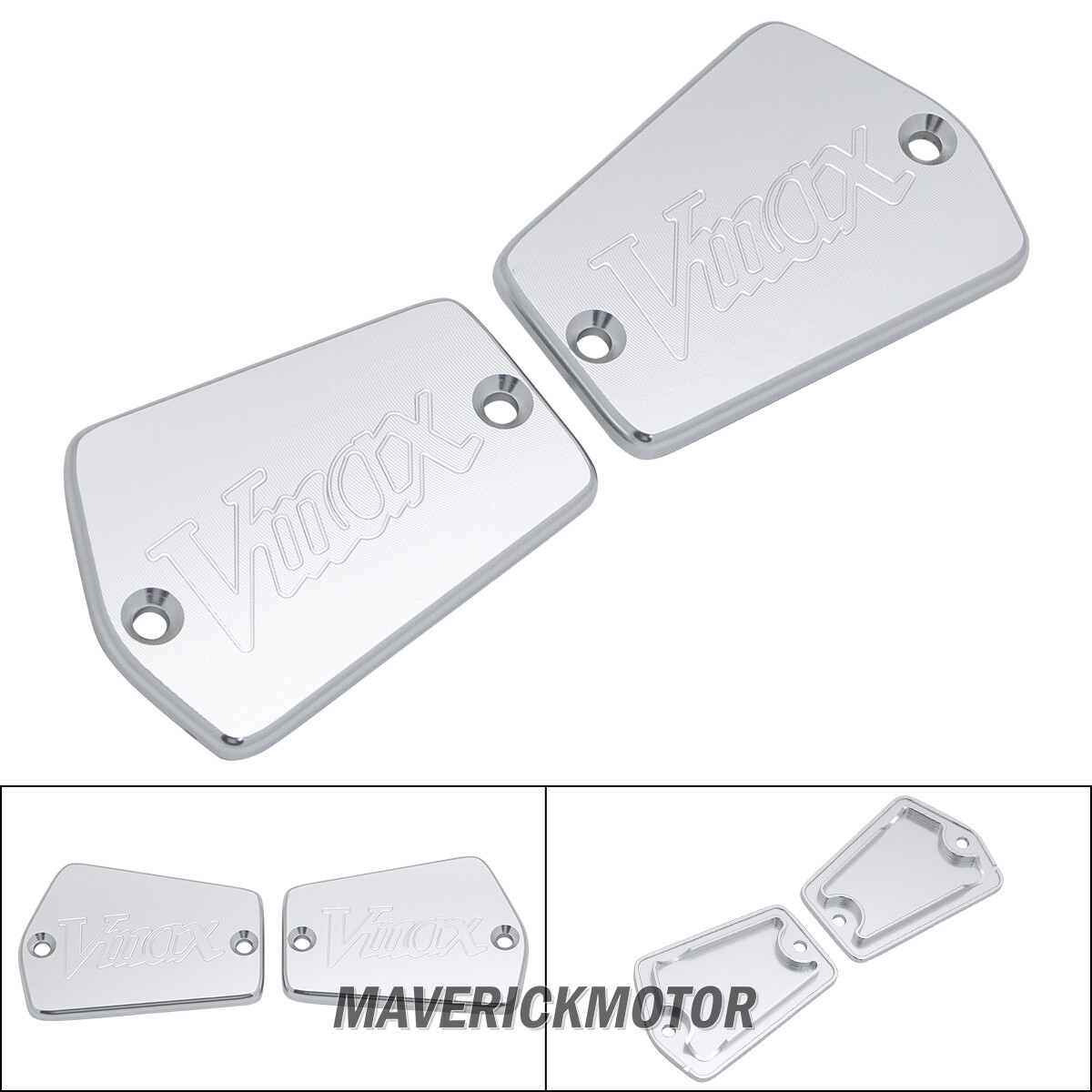 Front Brake Master Cylinder Clutch Fluid Cover For Yamaha V-Max