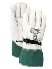 MAGID Leather Lineman Electrical Protector Work Gloves, 1 Pair, Size 11, 1260411