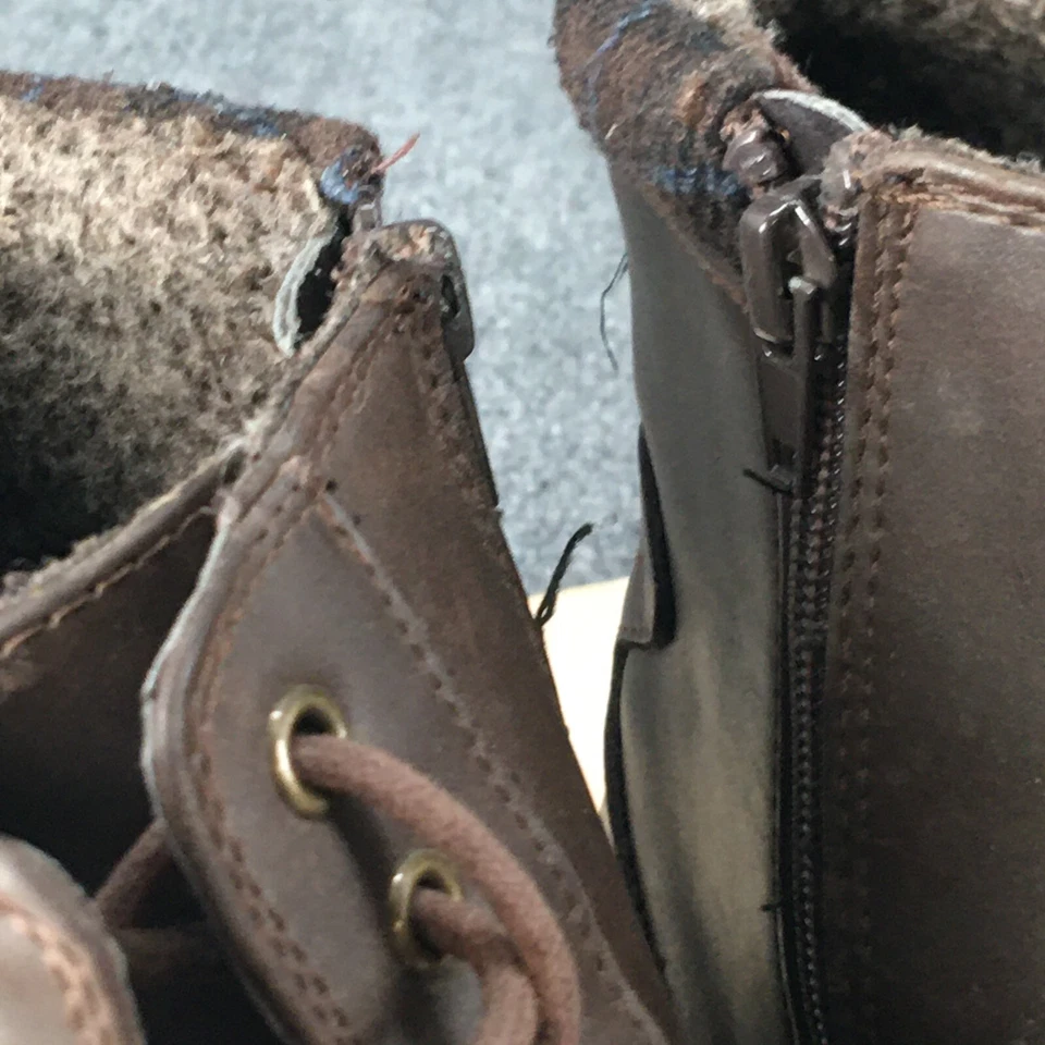 Dexters Boots Mens 10.5 Work & Safety Brown Leather163899 Round Toe Lace Up - Image 4 of 4