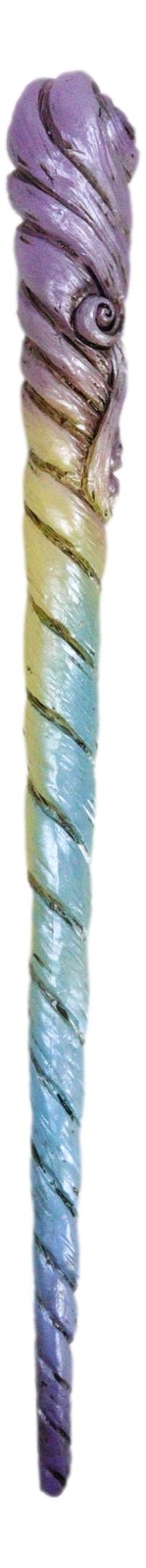 Wizards Fantasy Cosplay Rainbow Unicorn Horn Magic Wand Staff Prop Accessory 13