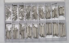 900x Split pin bar for watch straps 5mm - 22mm steel pins bars watch tool parts