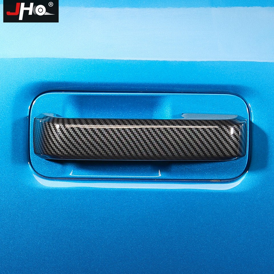 ABS Carbon Fiber Fuel Gas Tank Cap Door Cover Trim For F150 Raptor/LTD