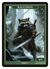Fichas de mapache Givemana serie 2 Magic the Gathering Magic The Gathering Magic The Gathering