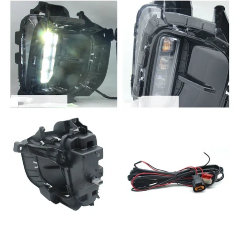 Front Daytime Running Light LED DRL fog lamp Turn Signal A For Kia Seltos 24-25 - Picture 2 of 6