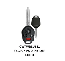 OEM Subaru CWTWB1U811 , G Chip Remote Head Key Fob Black Pod JAPAN W/ Logo