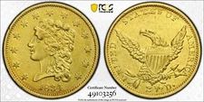 1834 Classic GOLD $2.50 QUARTER EAGLE *PCGS AU* HM-1 Super RARE *FREE SHIPPING!!