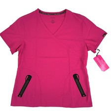 Koi Scrub Top Pink Flamingo 367-058 Unity