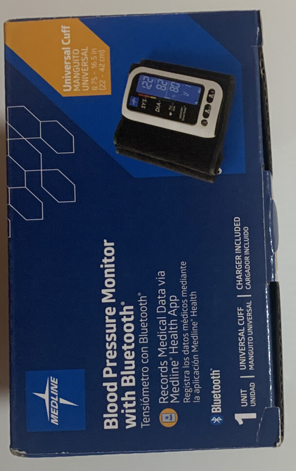 MEDLINE Blood Pressure Monitor with Bluetooth. NIB 193489038654 eBay