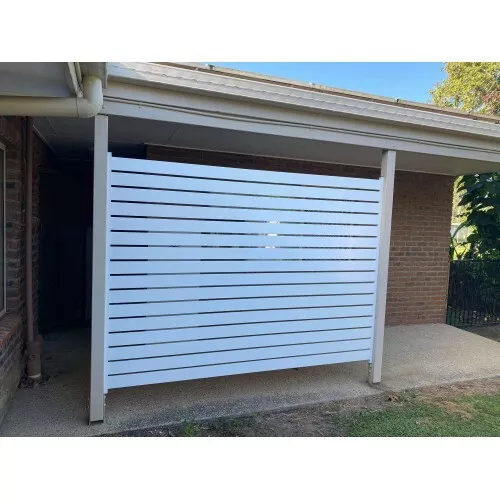 Carport and Alfresco Black White Monument - 8 colours DIY Privacy SLAT Screens - Picture 3 of 16