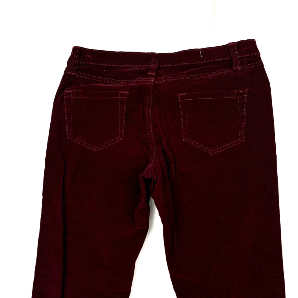 Женские красные вельветовые брюки I by Buffalo Ankle Grazer размер 8 - Изображение 4 из 4