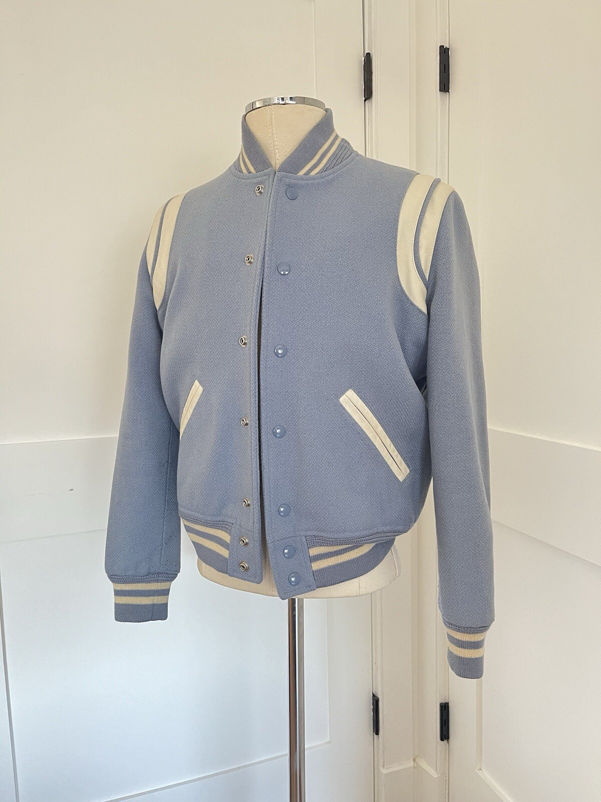 Giacca Teddy Uomo YSL Saint Laurent Taglia 44 Hedi Slimane