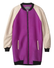 Antipodium Pink Leather And Neoprene Coat Bought From Net A Porter