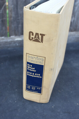 Genuine Caterpillar Service Manual 814 Wheel Tractor 815 816 Compactors 