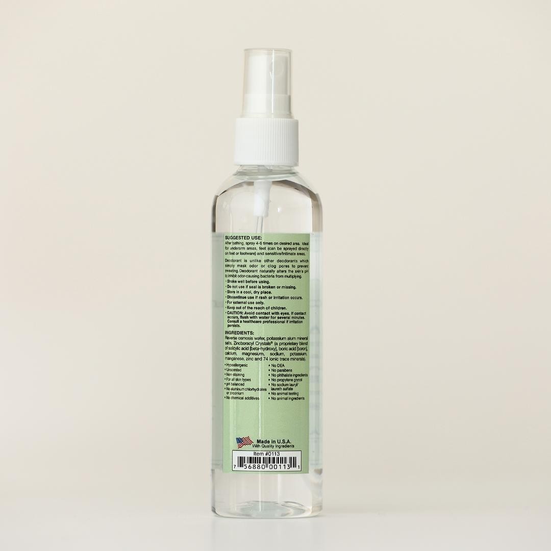 Body Spray Mist Deordorant ALL Natural Odor Free Sensitive Skin No Stain