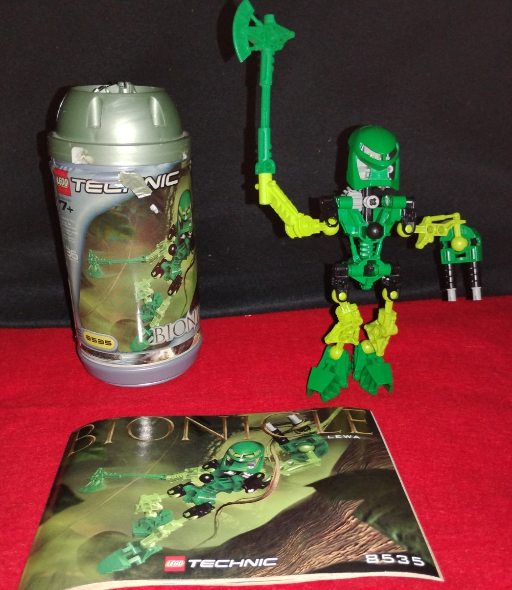LEGO Technic Bionicle Lewa 8535 Complete w/ Instructions 2001
