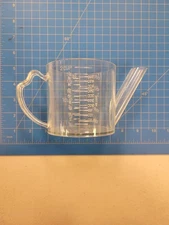 2 Cup Clear Plastic Measuring Cup Spouted Pour Spout Kitchen Tool Liquid Measure