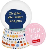 Traumkugel Glitzerkugel Schneekugel Geschenk Sheepworld Zeiten 74842