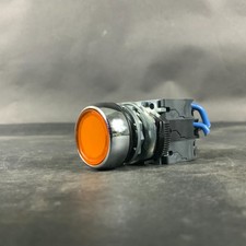 ALLEN BRADLEY 800F-Q10 SERIES A ORANGE PUSH BUTTON  25 OBO 