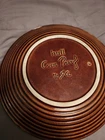 Hull Brown Drip Glaze Replacement, Dinner Plate 10” Diameter Round