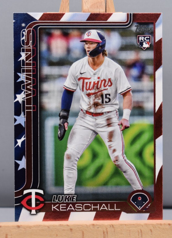Luke Keaschall INDEPENDENCE DAY /76 ROOKIE 2025 Topps Update Series #US16 RC