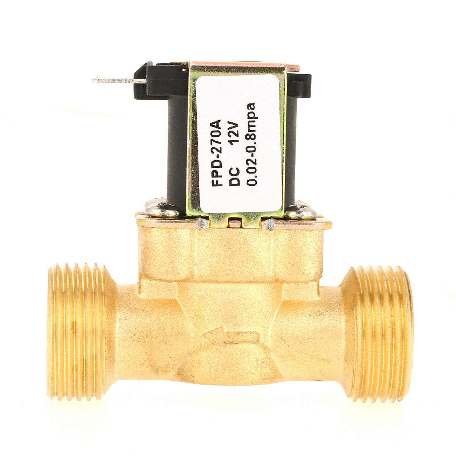 New 1pc DC12V G3/4 Normal Closed Brass Electric Solenoid Valve For Water.