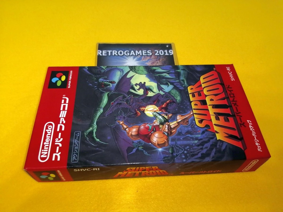 SUPER METROID CARD NINTENDO SUPER FAMICOM