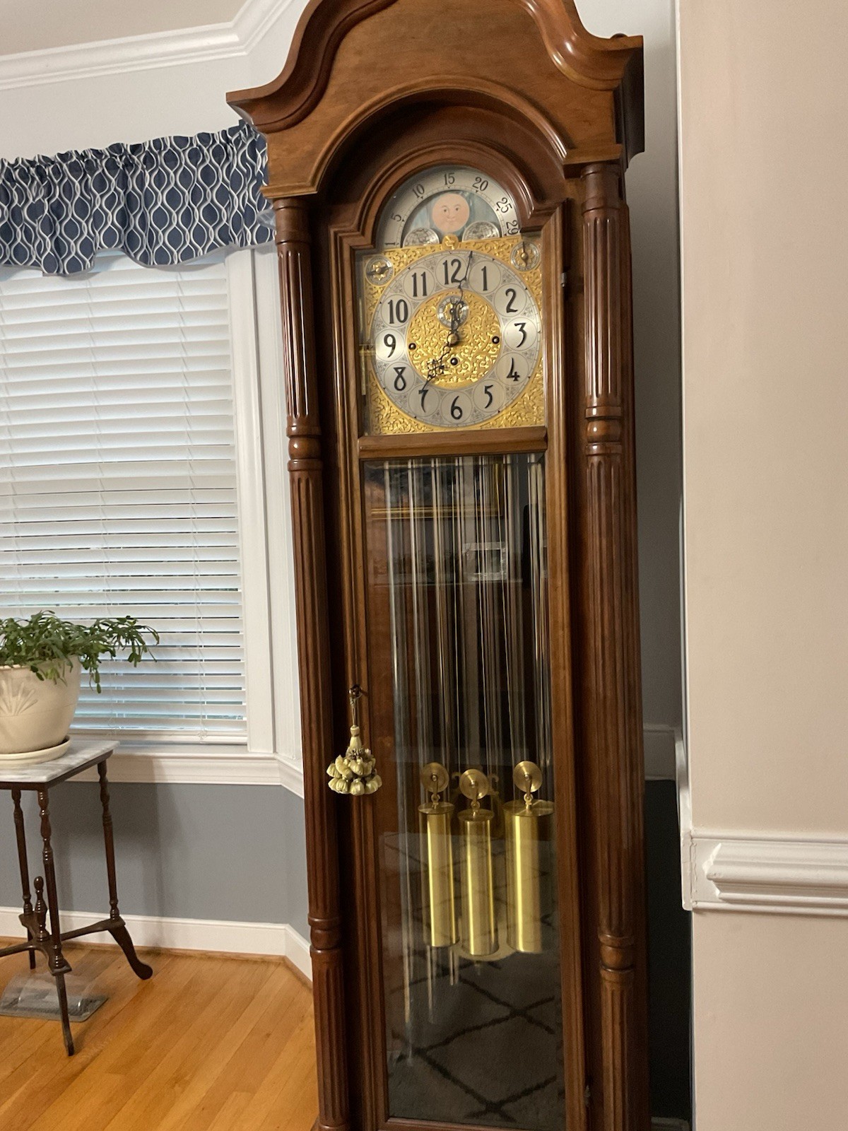 HERSCHEDE CHRISTOPHER COLUMBUS HALL CLOCK