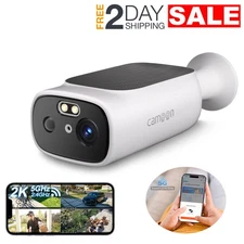 2K Camara De Seguridad Solar Para Casa Exterior Inalambrica Compatible Con Alexa