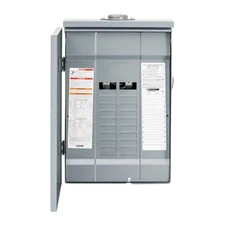 Homeline 125 Amp 20-Space 40-Circuit Outdoor Main Lug Plug-On Neutral Load Cente