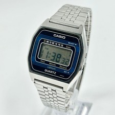 CASIO Quartz Digital Men's Watch Silver New Battery