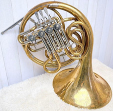 YAMAHA YHR-665G Double French Horn Used With Hard Case Mouthpiece