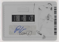 2019 Contenders Draft Picks Ticket Printing Plate Black 1/1 Ryan Garcia Auto u6m