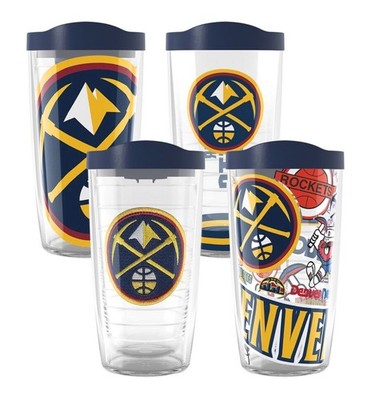 Denver Nuggets Tervis 4-Pack 16oz Classic Tumbler Set