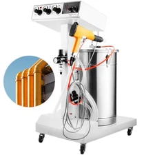 Powder Coating System Machine W/ Tank Spray Gun Paint System 550g/Min WX-101 DIY