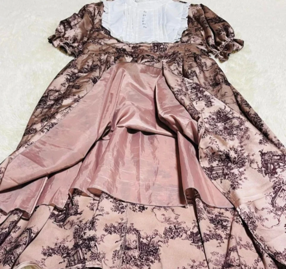 m♡petit by misako Vestido Lolita Clásico Rosa Moda Japonesa Foto 4 de 4