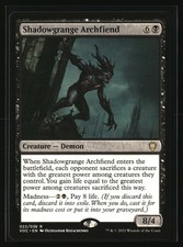 Shadowgrange Archfiend R Commander: Innistrad: Crimson Vow 22 NM