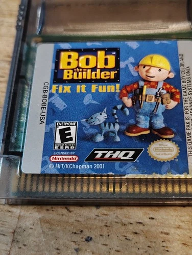 Bob the Builder: Fix it Fun! Nintendo Game Boy Color