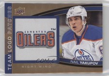 2013-14 Upper Deck Edmonton Oilers Team Logo Nail Yakupov #TL-35 Patch 02yk