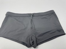 Giorgio Emporio Armani Swim Boxer Brief Trunks Gray Greige Men's 54 NWT