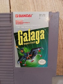 Galaga: Demons of Death (Nintendo NES, 1988) Bandai Rare Game UNTESTED 