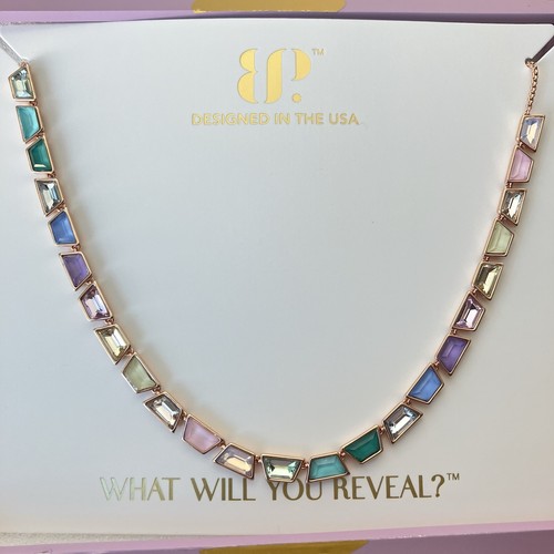 Bomb Party Jewel Candy Necklace Golden Hour Getaway Santorini Bloom NK95165 Gold