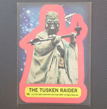 Topps 1977 Star Wars Stickers Sticker Card 14 The Tusken Raider