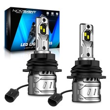 Novsight 2x Hb5 9007led Headlight Bulbs Super White 13000lm High Low Beam Combo