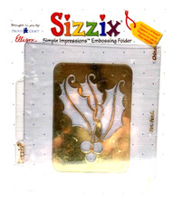 Sizzix Holly Berries 38-9547 Embossing Folder